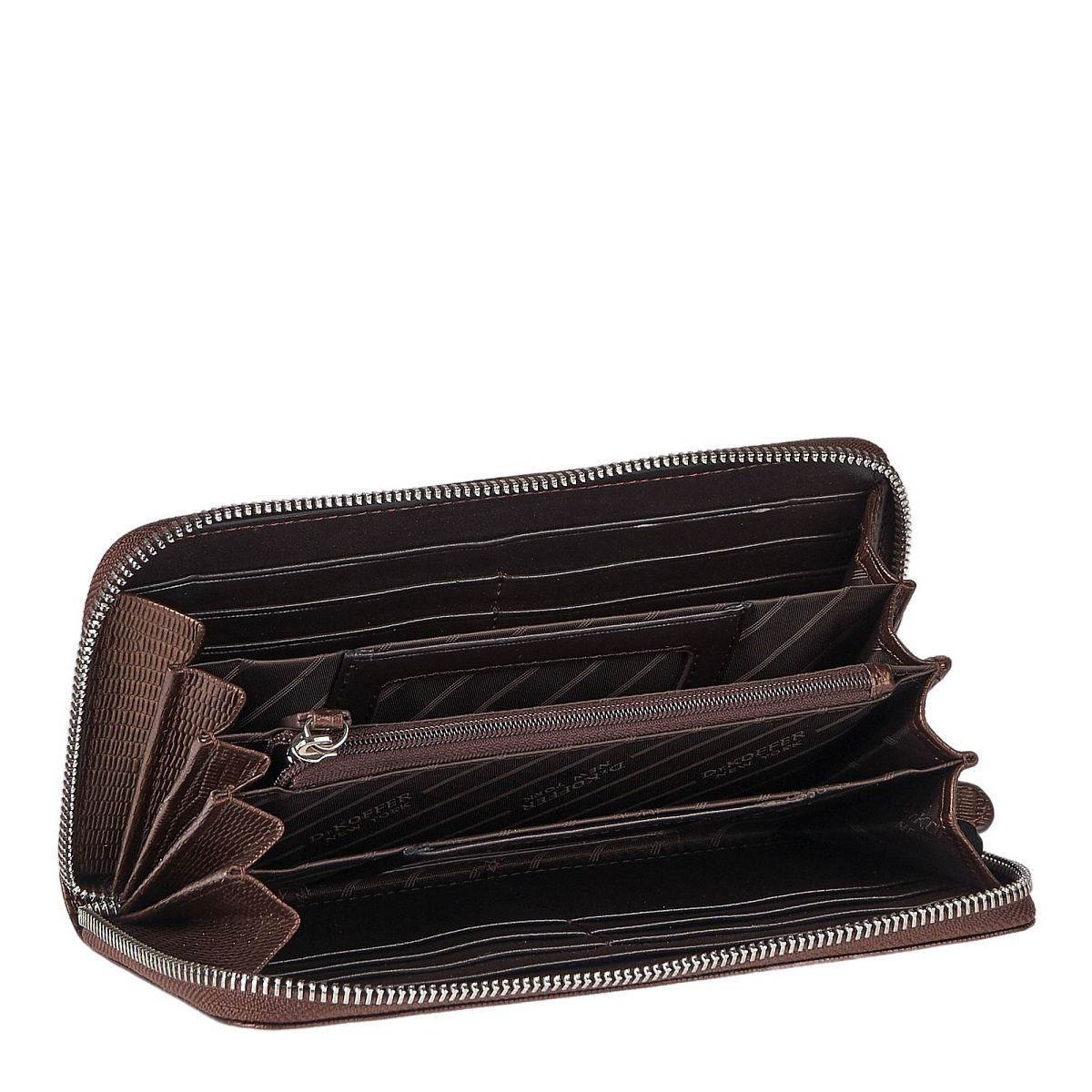 Портмоне Dr.Koffer из натуральной кожи коричневое