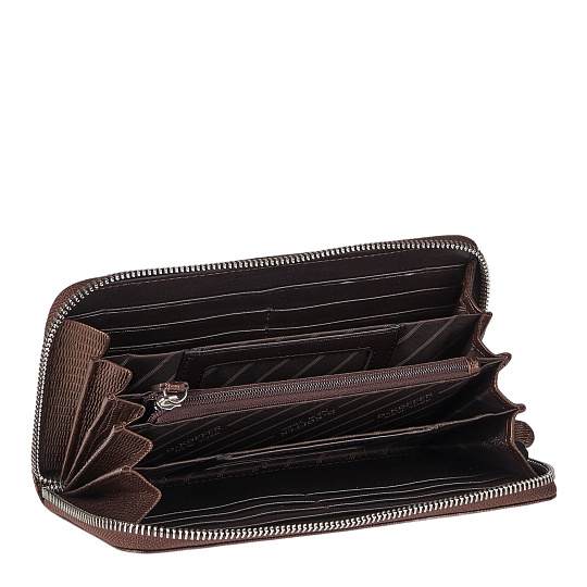 Портмоне Dr.Koffer из натуральной кожи коричневое