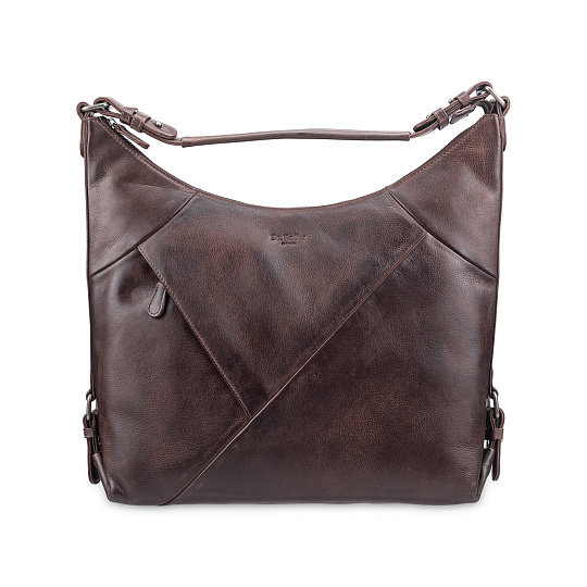 Женская сумка Dr.Koffer из натуральной кожи коричневая