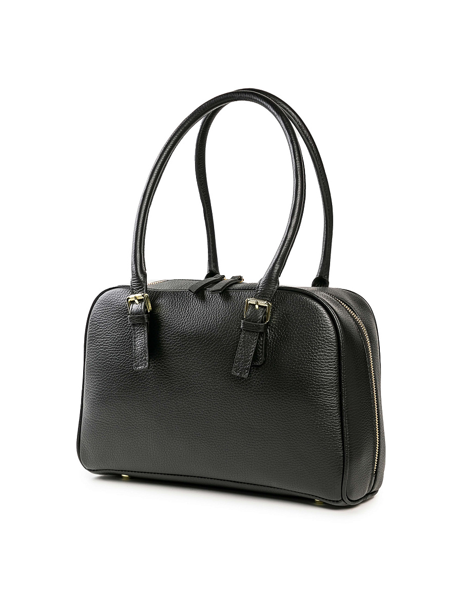 Женская сумка Dr. Koffer из натуральной кожи черная