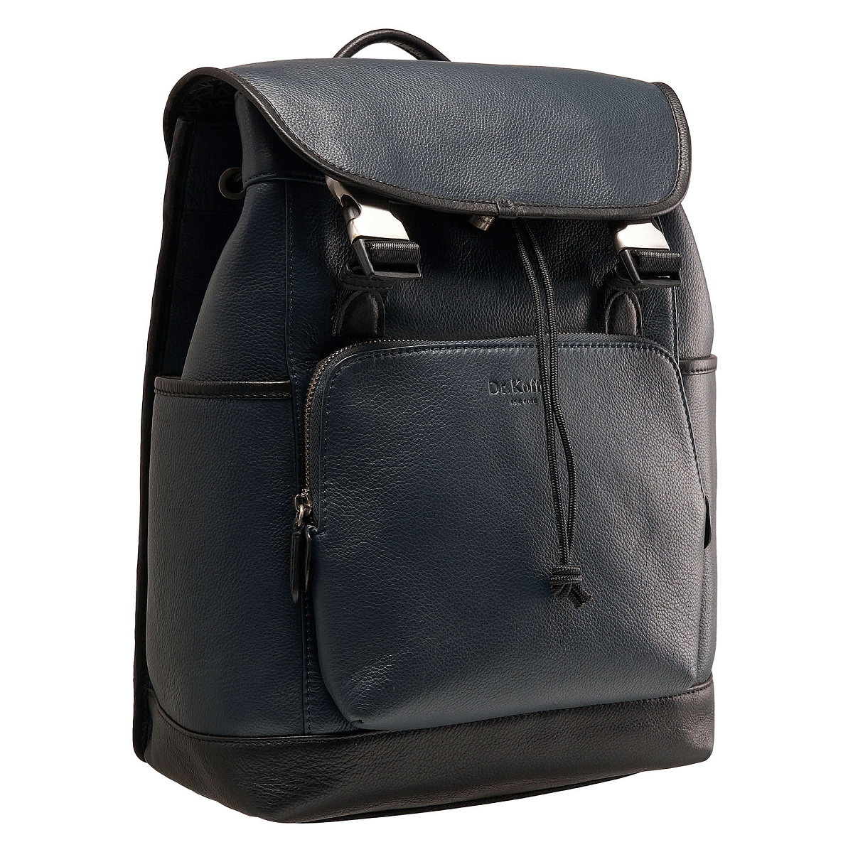 Рюкзак Dr.Koffer из натуральной кожи синий