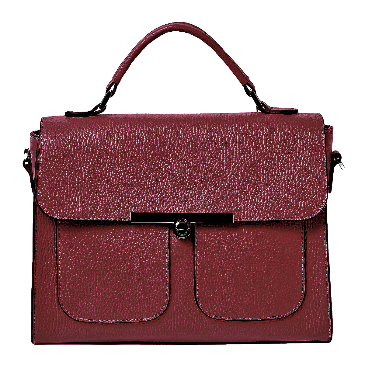 Бордовый сэтчел Dr. Koffer 5660S-03