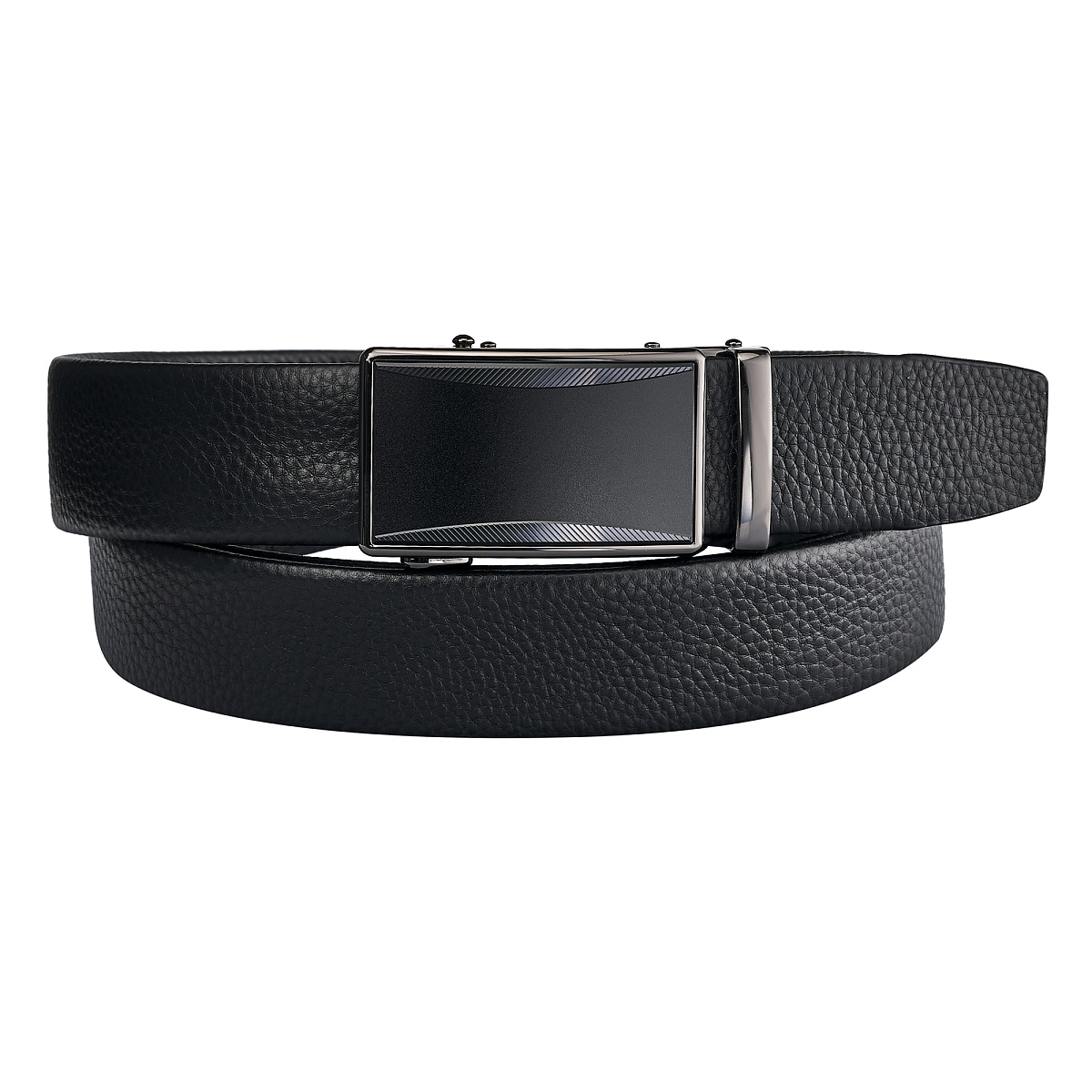 Ремень Dr. Koffer из натуральной кожи черный