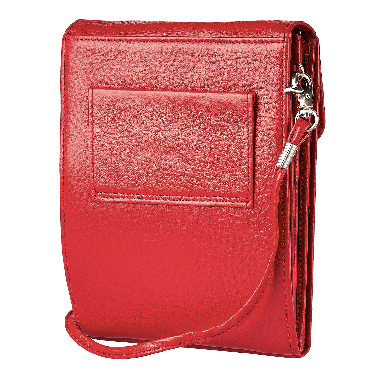 Деловая сумка Dr.Koffer из натуральной кожи красная