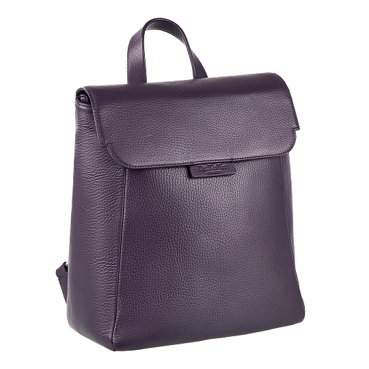 Рюкзак Dr. Koffer из натуральной кожи фиолетовый