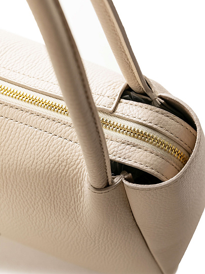 Женская сумка Dr. Koffer из натуральной кожи белая