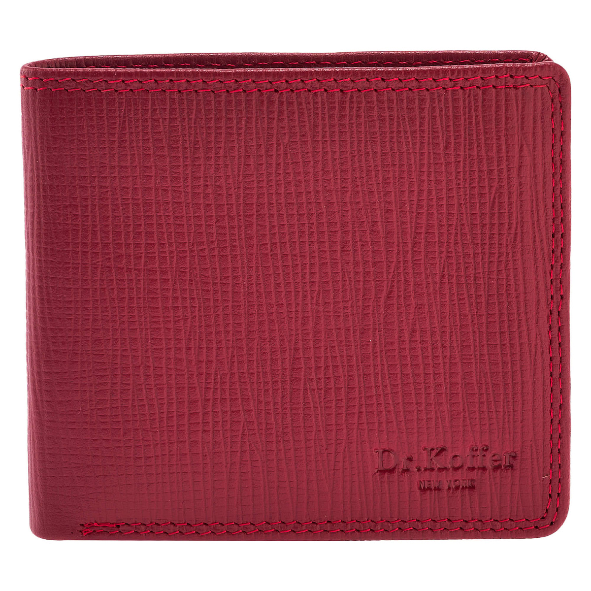 Портмоне Dr.Koffer из натуральной кожи красное