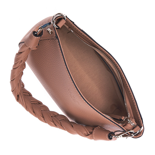 Женская сумка Dr. Koffer из натуральной кожи коричневая