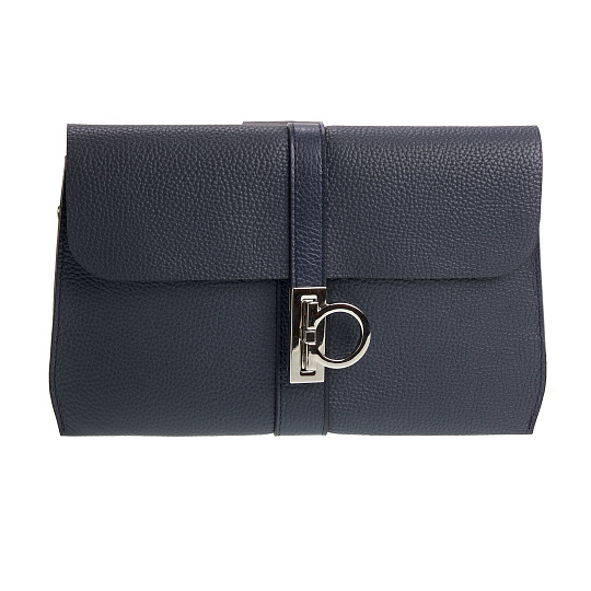 Женская сумка Dr. Koffer из натуральной кожи синяя