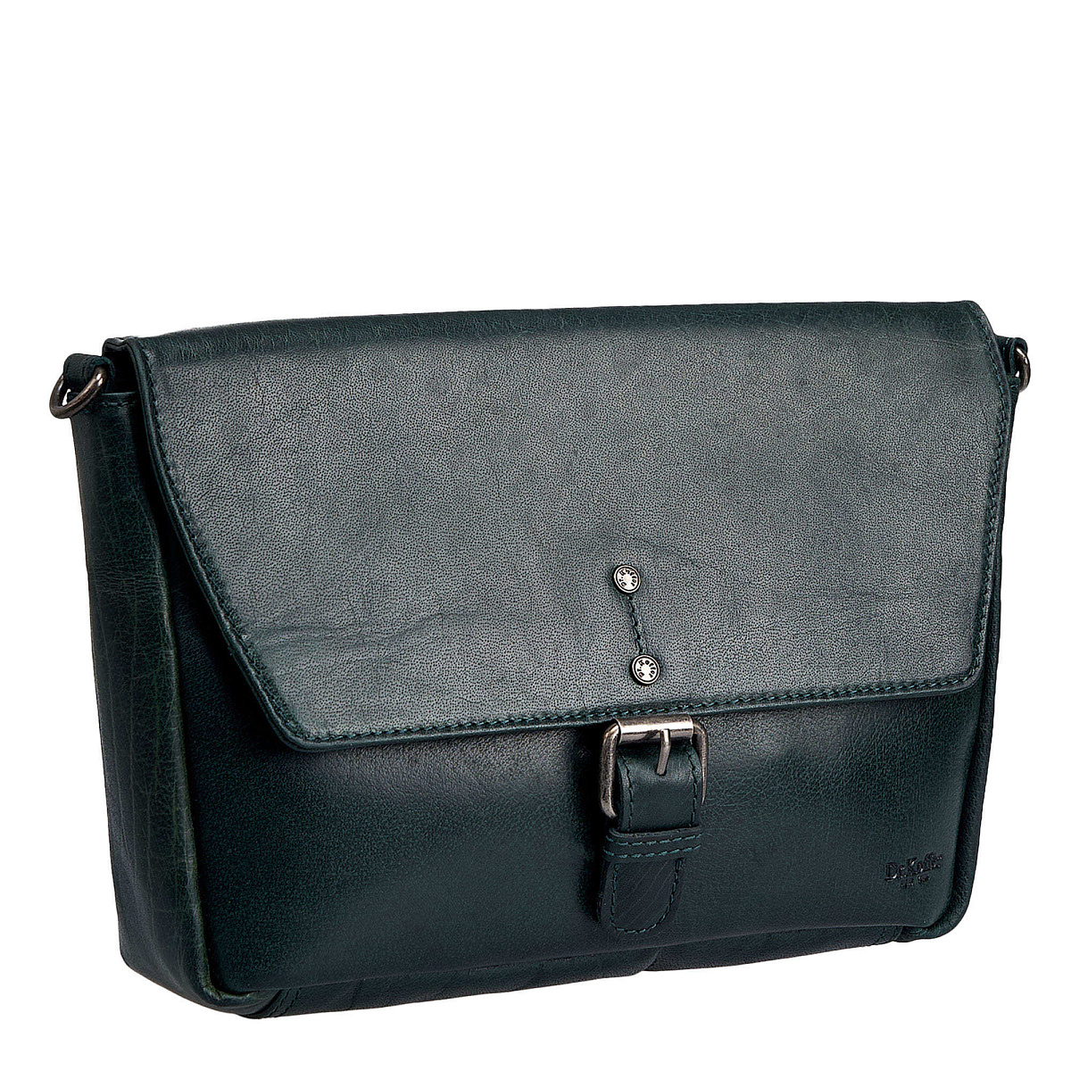 Женская сумка Dr.Koffer из натуральной кожи зеленая