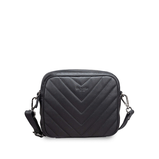 Женская сумка Dr.Koffer из натуральной кожи чёрная