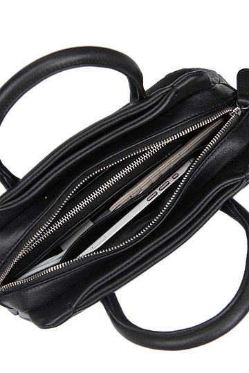 Женская сумка Dr.Koffer из натуральной кожи черная