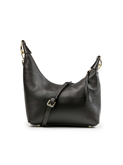 Женская сумка Dr.Koffer из натуральной кожи темно-коричневая