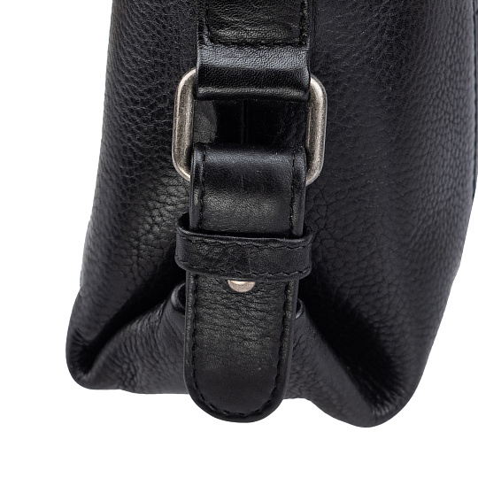 Женская сумка Dr.Koffer из натуральной кожи чёрная