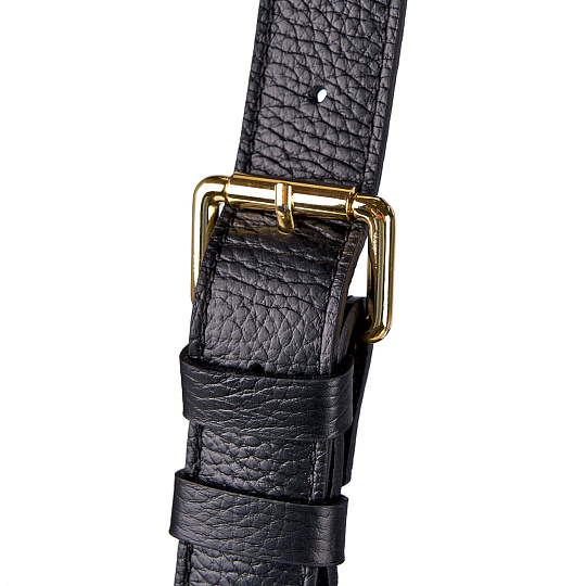 Женская сумка Dr.Koffer из натуральной кожи черная