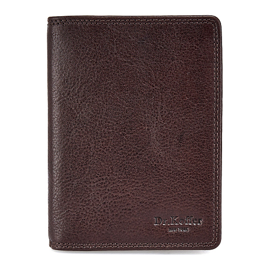 Обложка для паспорта/автодок из натуральной кожи Dr. Koffer
