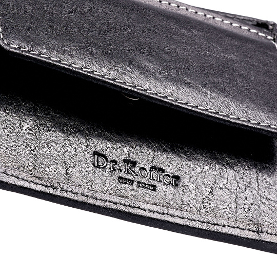 Портмоне Dr.Koffer из натуральной кожи черное