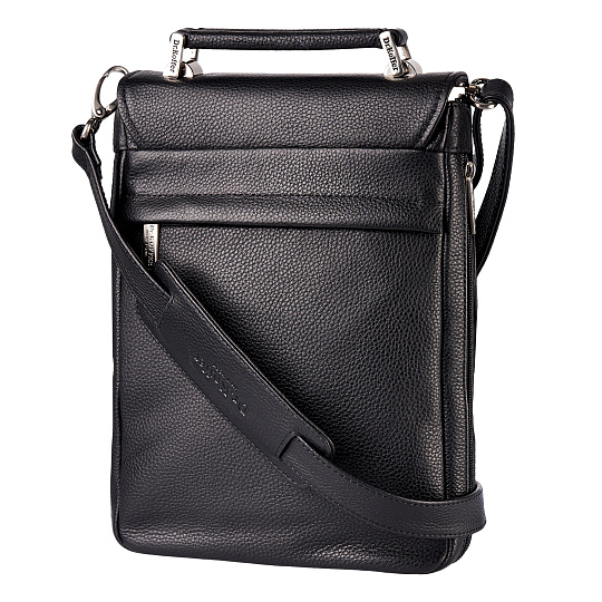 Сумка планшет Dr.Koffer из натуральной кожи черный