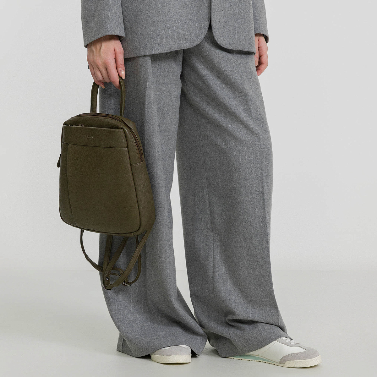 Рюкзак Dr.Koffer из натуральной кожи коричневый