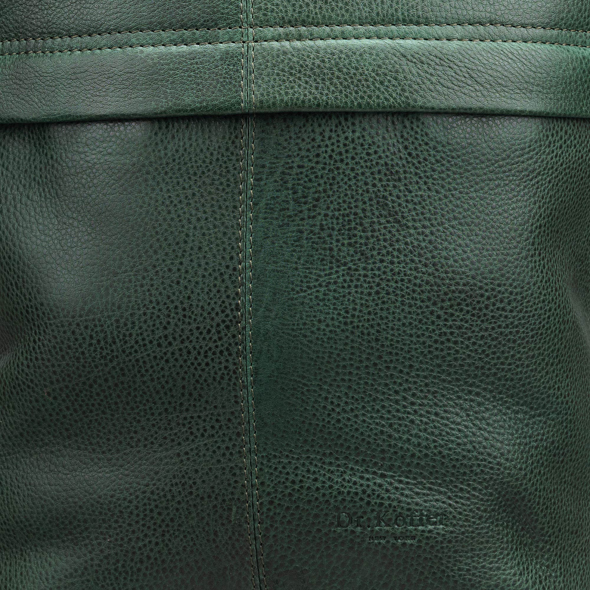 Рюкзак Dr.Koffer из натуральной кожи зеленый