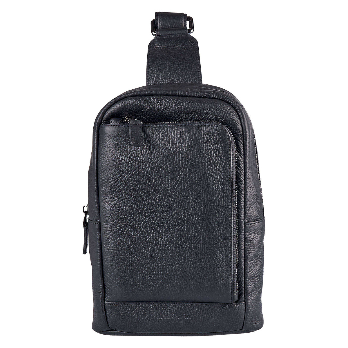 Рюкзак Dr. Koffer из натуральной кожи черный