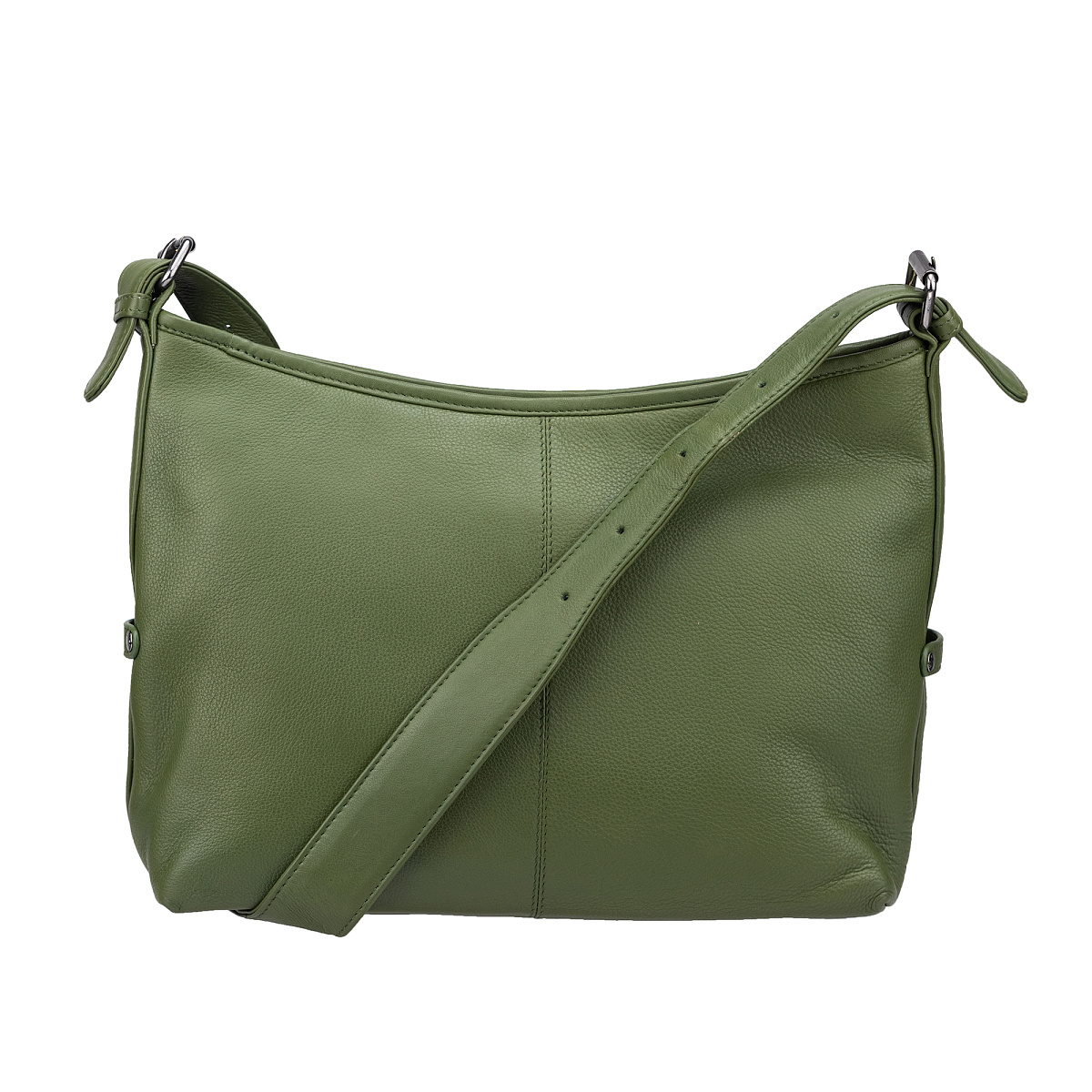 Женская сумка Dr.Koffer из натуральной кожи зеленая