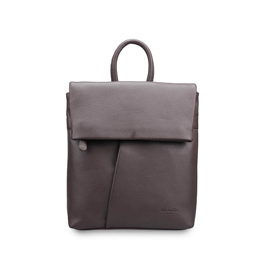 Рюкзак Dr.Koffer из натуральной кожи темно-коричневый