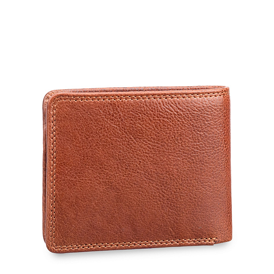 Портмоне Dr.Koffer из натуральной кожи светло-коричневое