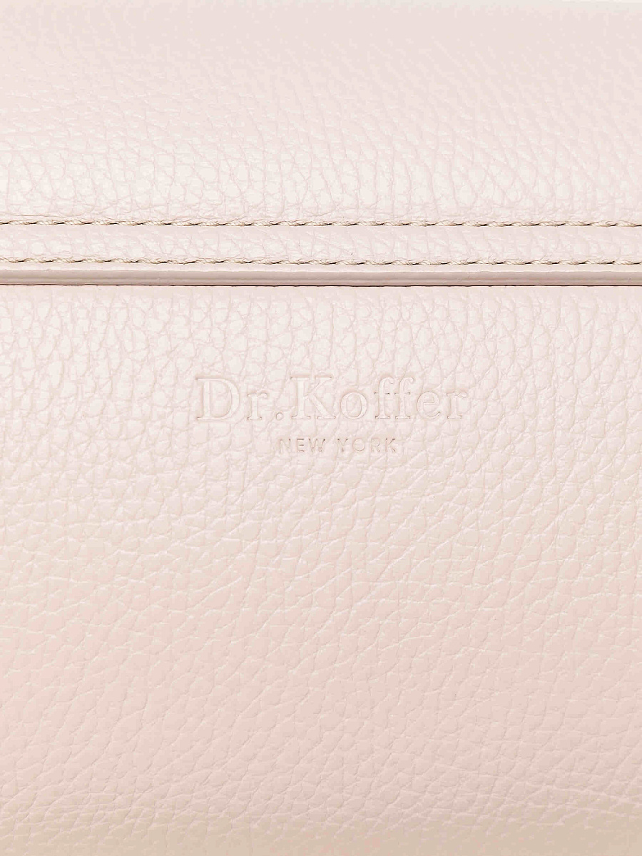 Женская сумка Dr. Koffer из натуральной кожи розовая