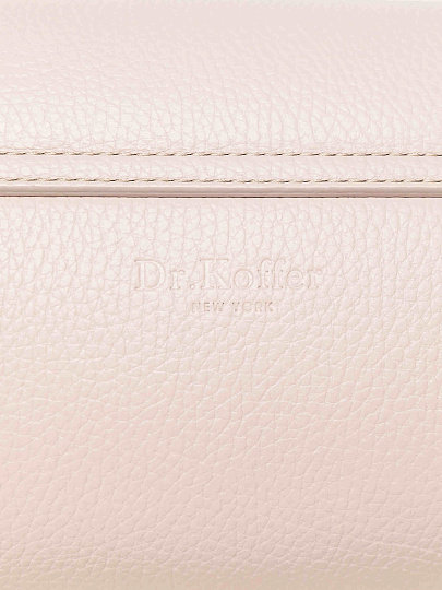 Женская сумка Dr. Koffer из натуральной кожи розовая