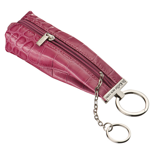 Ключница Dr.Koffer из натуральной кожи розовая