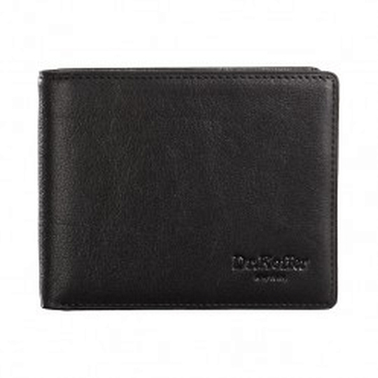 Портмоне Dr.Koffer из натуральной кожи черное