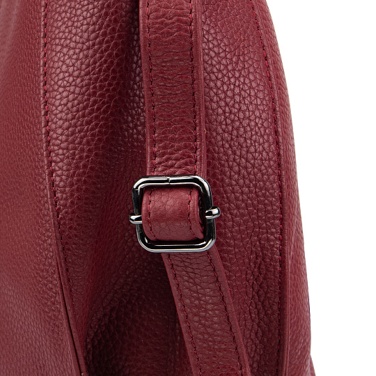 Женская сумка Dr.Koffer из натуральной кожи бордовая