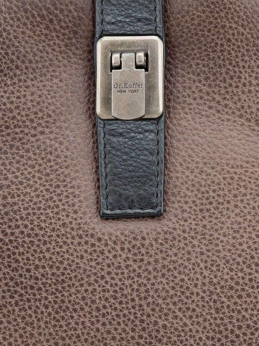 Рюкзак Dr. Koffer из натуральной кожи коричневый