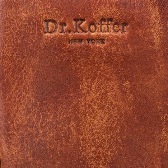 Ключница Dr.Koffer из натуральной кожи светло-коричневая