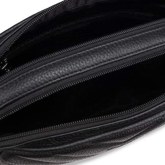 Женская сумка Dr.Koffer из натуральной кожи чёрная