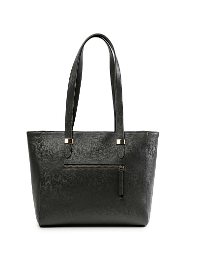 Женская сумка Dr.Koffer из натуральной кожи темно-серая